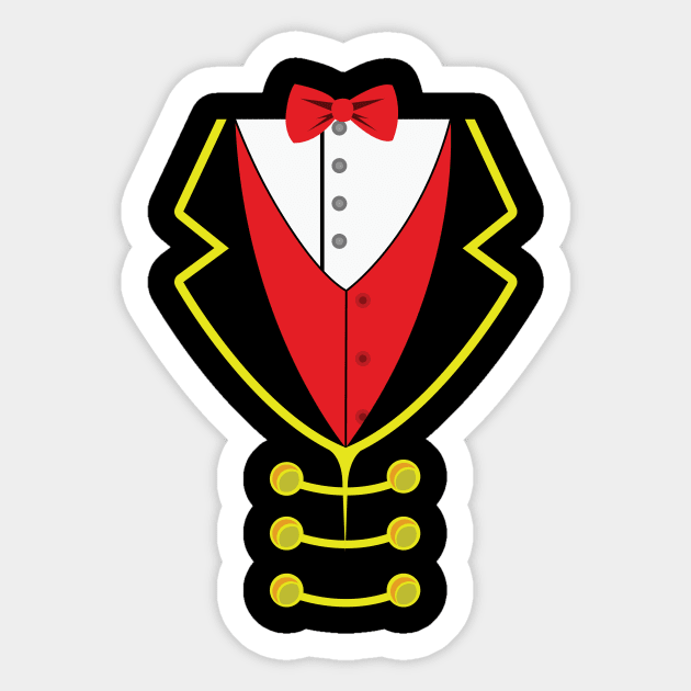 'Ringmaster Circus Showman' Awesome Costume Halloween Sticker by ourwackyhome